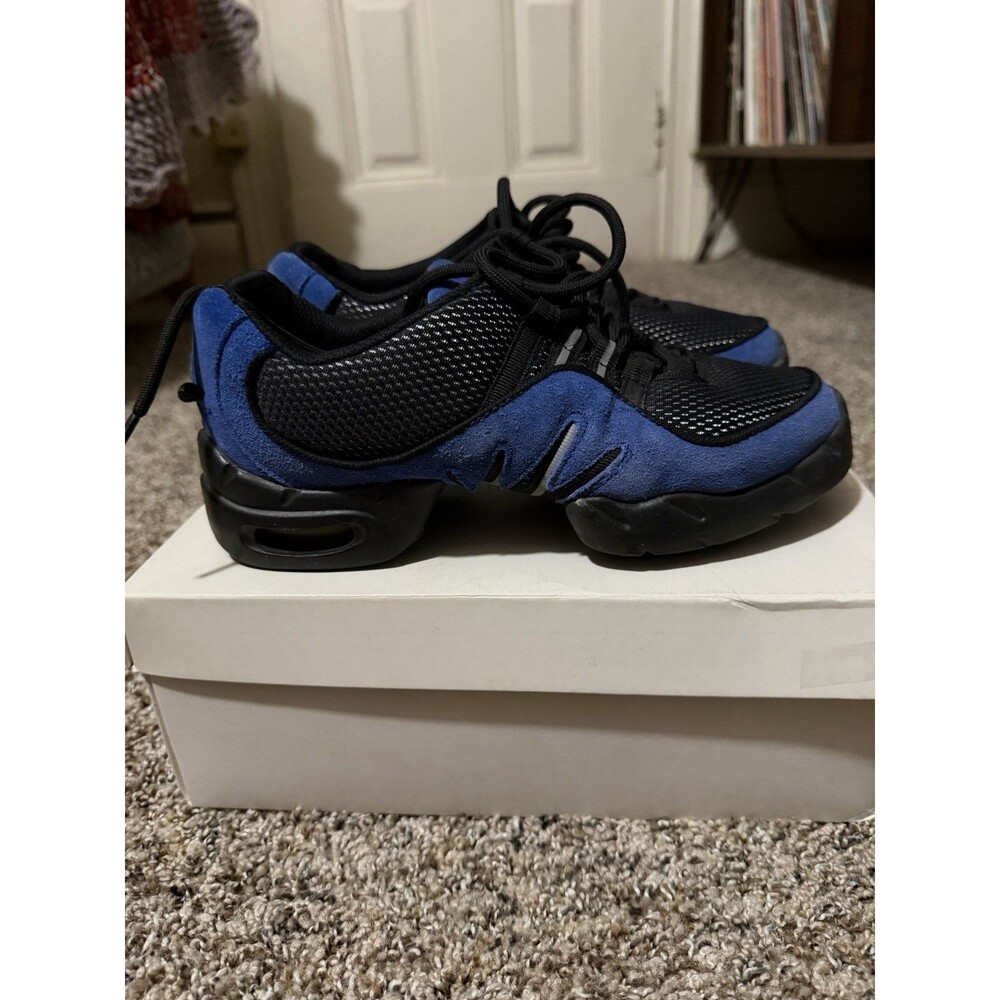 Bloch S0538L Dance Sneakers Womens US 8 Royal Blue Split Sole Jazz Hip Hop Shoes